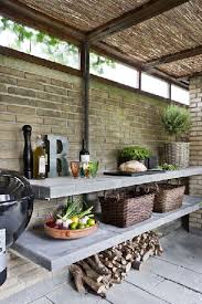 Plan de travail exterieur beton. Cuisine Exterieure 6 Amenagements Pour L Ete Deco Cool