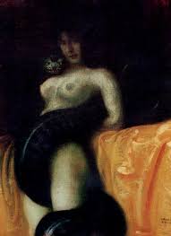 The expression or suggestion of physical, especially sexual, pleasure or satisfaction: Sensuality 1891 Franz Stuck Wikiart Org