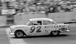 Summer is upon us in this 1955 chevrolet bel air! Smokey Yunick 1955 Chevrolet Nascar Race Car Driven By Herb Thomas Nascar Race Cars Nascar Photos Vintage Race Car