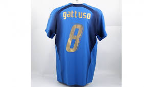 Statistics of current season gennaro gattuso. Gattuso S Match Issued Worn Italia Shirt 2006 World Cup Charitystars