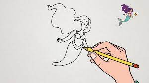 Apprendre à dessiner La Petite Sirène | Tutoriel Ariel - YouTube