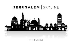 Black And White Skyline Drawing Jerusalem Skyline Silhouette Design You Can See The Most Important Buildings It 39 S Isolated And It Also Says Jerusalem Skyline Silhouette Skyline Drawing
