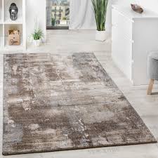 Teppich braun beige creme wohnzimmer teppiche modern mit konturenschnitt. Edler Designer Teppich Hochtief Effekt Kaufland De