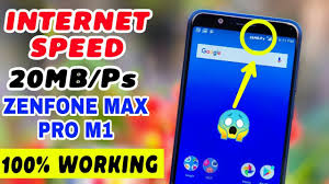 Asus Zenfone Max Pro M1 Internet Speed Increase 20mb Ps 100 Working Live Proof Youtube