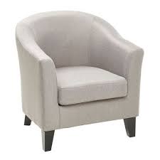 Gray Faux Leather Barrel Chair Barrel Chair Leather Chairs Bedroom Chair