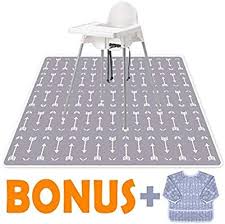 Amazon Com Little Growers Baby Splat Mat For Under High Chair 51 Spill N Splash Baby Floor Mat And Baby Foo In 2020 Waterproof Flooring Baby Floor Mat Splat Mat