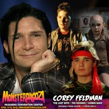 CORBIN NASH, THE GOONIES, THE LOST BOYS, STAND BY ME, FRIDAY THE 13TH: THE  FINAL CHAPTER… COREY FELDMAN will be at Monsterpalooza this April at The  Pasadena Convention Center! *Corey Feldman attending