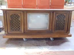 Modern/contemporary minimalist rustic vintage farmhouse cottage eclectic bohemian. Television Console Vintage 1970 S Psw