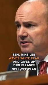 U.S. Sen. Mike Lee, R-Utah, late Saturday dropped his bid to sell public  lands for housing., But President Donald Trump and congressional  Republicans are still