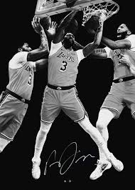Nba Anthony Davis Ad Poster Print By Team Awesome Displate In 2020 Anthony Davis Lebron James Lakers Nba Players