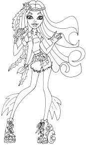 Free printable monster high coloring pages. Free Printable Monster High Coloring Pages Madison Fear Monster High Coloring Page Monster High Coloring Pages High Coloring Pages Coloring Pages