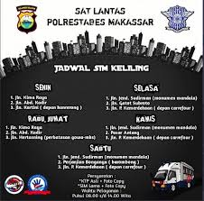 Lokasi Layanan Sim Keliling Makassar Hari Ini Korlantas Polri Call Center 1500669 Sms Center 9119