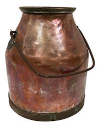 Large Antique French Copper Pot Cplanter On Chairish Com French Antiques Round Top Antiques Copper Pots