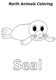 Printable coloring and activity pages are one way to keep the kids happy (or at least occupie. Baby Seal In Arctic Animals Coloring Page Kids Play Color Animal Coloring Pages Arctic Animals Coloring Pages