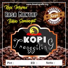 Contoh Desain Label Minuman Kopi Label Minuman Kopi Minuman