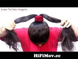 New Easy Juda Hairstyle With Gajra Simple Hairstyle Cute Hairstyle Hairstyle For Girls From Oll Khopa Video Watch Video Hifimov Cc