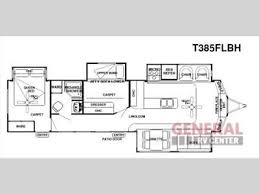 Floorplan 2015 Forest River Rv Wildwood 385flbh The Wildwood 385flbh Travel Trailer By Forest River Offers Qua Rv Floor Plans Forest River Rv Travel Trailer