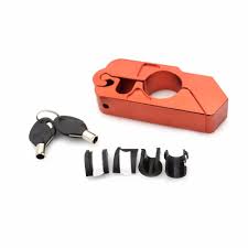 Free Shipping Buy Best Universal Motorcycle Aluminum Brake Lever Handle Throttle Grip Anti Theft Security Lock Bars For Honda Yamaha Kawasaki Suzuki Onlin