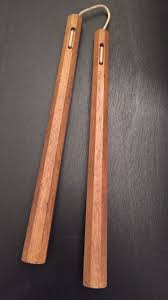 Vintage Nunchaku Nunchucks Japan Wooden Nunchucks Wooden Nunchaku