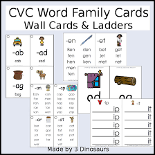 Free, printable beginning word ladder worksheet to help students improve their vocabulary skills. Cvc Word Family Ladder Printables Short Vowel Sounds 3 Dinosaurs