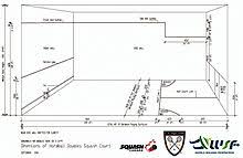 In squash, the purpose of players is to hit the ball to the front wall with the help of the racket. Squash Doubles Wikipedia