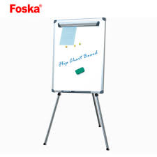 Foska Office Good Quality Flip Chart Stand Mobile Magnetic Writing White Board Buy Flip Chart White Board Stand Writing Board Mobile Writing Board