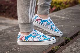 Vans 50th Anniversary Collection Doraemon Skatevs411133 Ayakkabilar Bayan Ayakkabi Spor