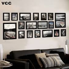 Panoramic grunge background of old wooden planks. 18pcs Set Wood Picture Frames For Wall Hanging Photo Frame Wall With Pictures Classic Wooden Frame For Home Decoration Frame Aliexpress