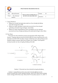 Penyearah setengah gelombang merupakan rangkaian penyearah yang paling sederhana, yaitu yang terdiri dari satu dioda. Doc Penyearah Terkendali Setengah Gelombang Kharisma Handamt Academia Edu