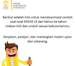 Check spelling or type a new query. Simak Ui Download Contoh Soal Simak Ui Dari Tahun Ke Facebook