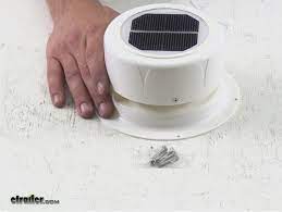 Ultra Fab Solar Powered Plumbing Vent For Motor Homes 7 Diameter X 3 3 4 Tall Ultra Fab Products Enclosed Trail Enclosed Trailers Plumbing Vent Solar Power