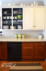 Remove Cabinet Doors Instant Kitchen Update Sincerely Sara D Home Decor Diy Projects Kitchen Cabinets Updated Kitchen Cabinet Doors
