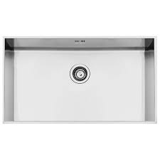 The only downside of a stainless steel kitchen sink of this size is noise from dishes and water. Smeg Quadra 1 0 Undermount Brushed Stainless Steel Kitchen Sink Waste Vstq72 2