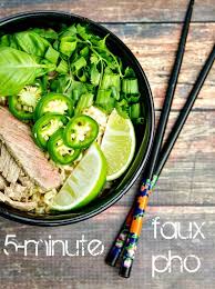 5 Minute Faux Pho Recipe Pho Recipe Easy Ramen Recipes