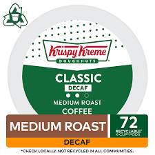 Things are better enjoyed together, especially the sweet fluffy clouds of deliciousness we call. Krispy Kreme Classic Decaf Single Serve Keurig K Cup Pods Medium Roast Coffee Pods 72 Count Amazon Com Grocery Gourmet Food