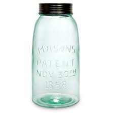 Mason'S Patent Nov 30 1858 Canning Jar Blue - Ultimate Encounter