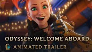 Awaken Ft Valerie Broussard Season 2019 Cinematic League Of Legends Welcome Aboard Odyssey Animated Trailer League Of Legends Lol League Of Legends League Of Legends Welcome Aboard