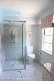 Pink And Grey Bathroom Grey Subway Tile Herringbone Pattern Marble Mosaic Tiles Girls Bathroom Bathroom Shower Walls Bathroom Remodel Tile