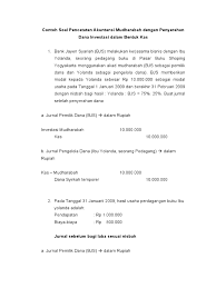 Contoh soal ulangan dan jawaban agama islam materi muamalah kelas 11 sma/smk k 13. Contoh Soal Dan Jawaban Akuntansi Syariah Murabahah Barisan Contoh
