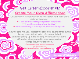 Browse and use various backgrounds and frames. Self Esteem Booster Of The Week Create Your Own Affirmations Mocha Girls Pit Stop