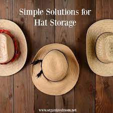 Simple Hat Storage Ideas Hanging Hats Hat Storage Diy Drawer Organizer