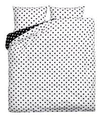 Black And White Polka Dot Bedding Queen H M King Queen Duvet Cover Set 49 95 Polka Dot Bedding Polka Dot Duvet Black Duvet Cover