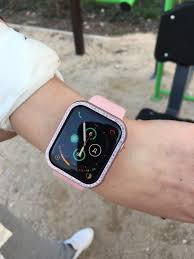 Black Apple Watch Face With White Band Pin On Jewelry