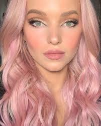 Dove Cameron With Pink Hair Light Pink Hair Pink Hair Dove Cameron Style