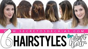 To begin with, it's not true that older ladies are doomed to wear short cuts. 6 Easy And Beautiful Hairstyles For Short Hair Youtube