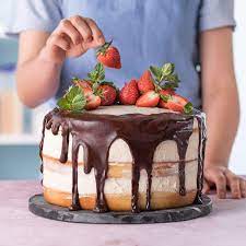Zur jause, als geburtstagskuchen oder einfach so. Naked Cake Erdbeer Kokos Kuchen Tupperware