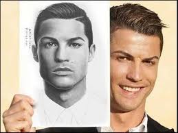 Cristiano ronaldo game photos the biggest cristiano ronaldo photo archive with all his games since 2010. Cristiano Ronaldo Drawings Sketch With Pencil Shadow Portrait Cr7 Logo Jersey