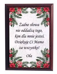 Sprawdź nasze pomysły na najlepsze życzenia dla mamy na boże narodzenie. Podziekowanie Dzien Mamy Urodziny Imieniny 7875357911 Allegro Pl