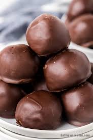 I can't pass up chocolate covered peanut butter balls. Chocolate Covered Peanut Butter Balls Recipe Easy Peanut Butter Balls