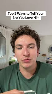 Masculine Ways to Say I Love You